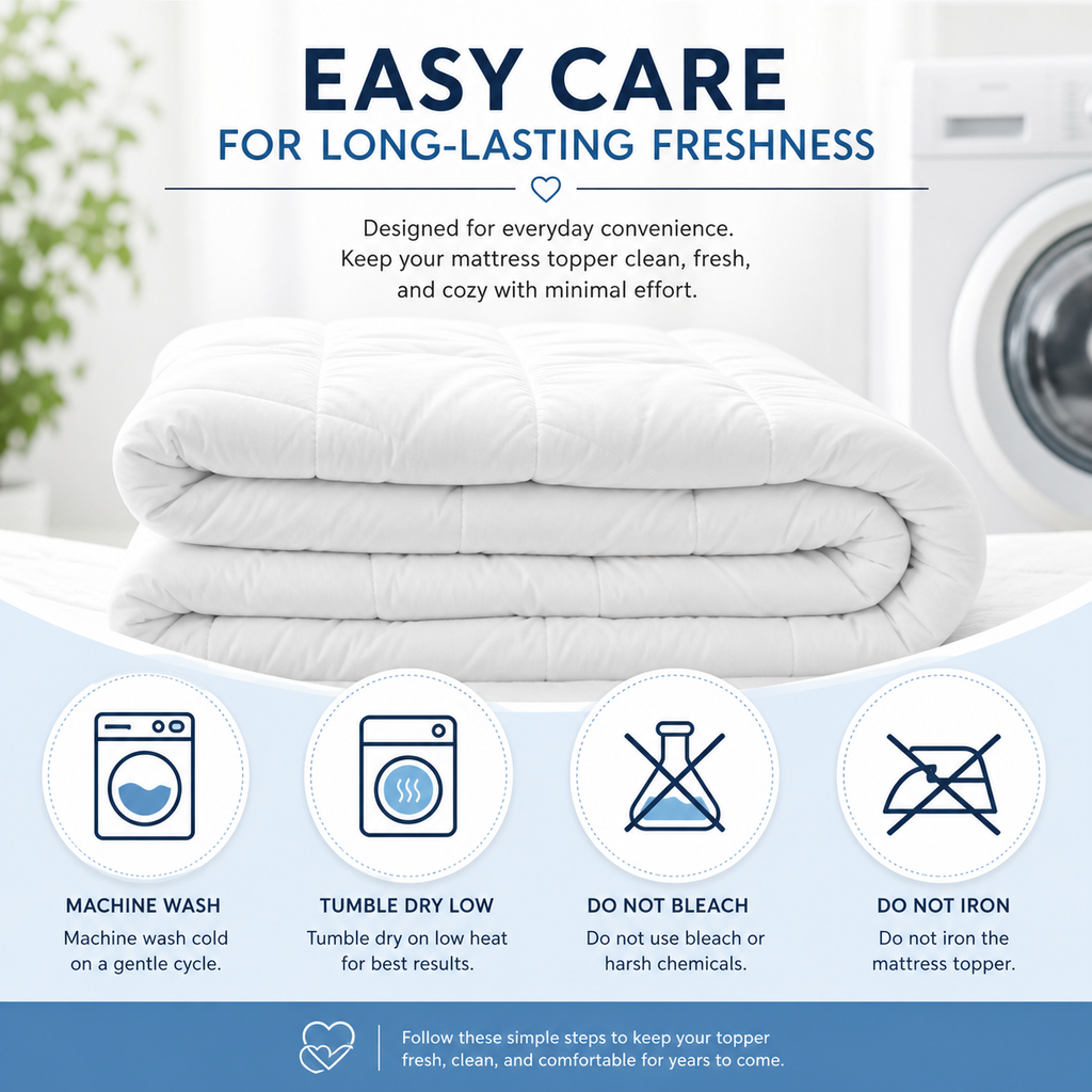 Extra Thick Quilted Mattress Topper – 10 cm Microfiber Cushion, Deep Pocket 360° Elastic Fit, Breathable Hypoallergenic, OEKO-TEX® Certified Mattress Pad Cover