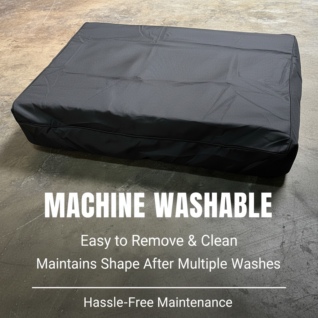 Heavy-Duty Oxford Polyester Dog Bed Cover – Water-Resistant, Scratch-Resistant & Washable Replacement Cover with Hidden Zipper