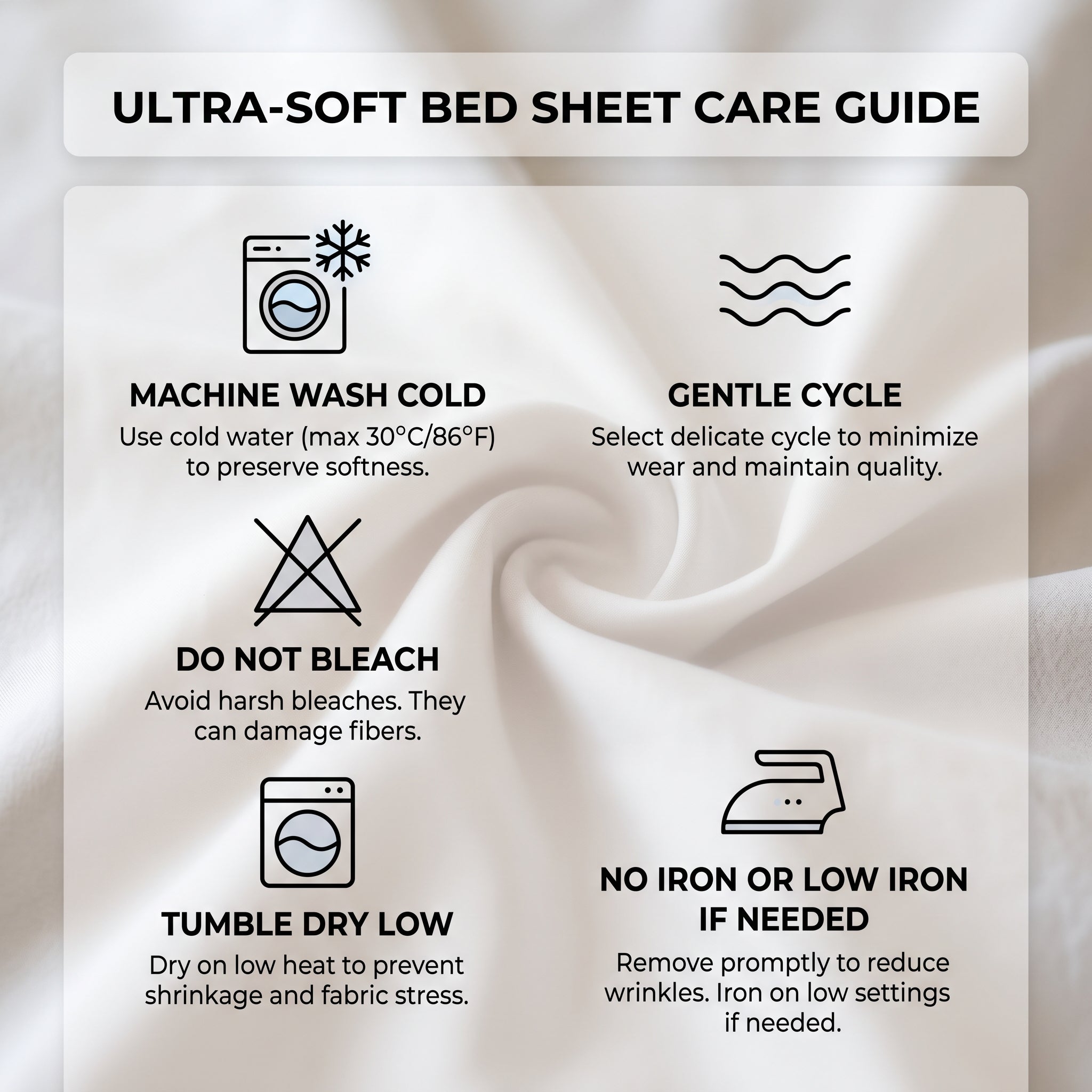 Ultra-Soft Microfiber Flat Bed Sheet – Lightweight, Breathable & Wrinkle-Resistant Top  Sheet (Twin/Full/Queen/King, Multiple Colors)