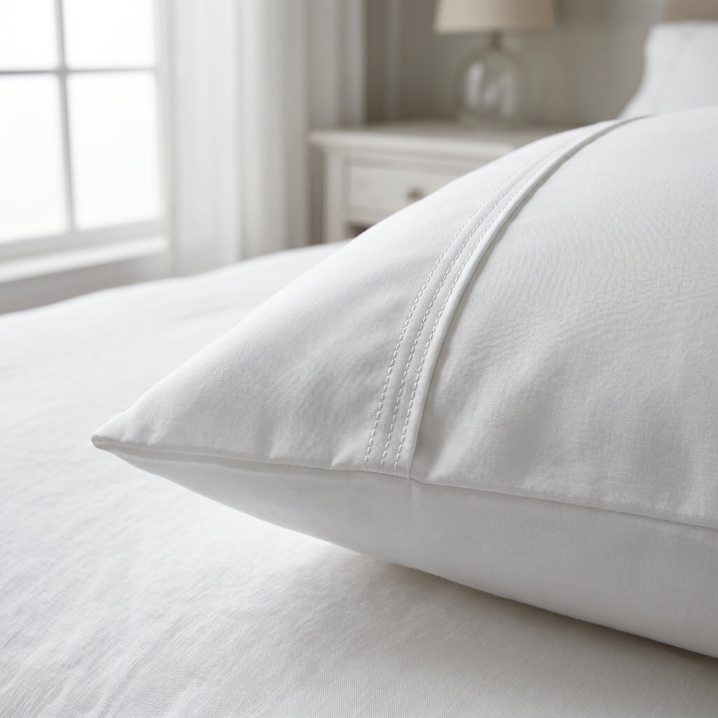 Ultra-Soft Microfiber Pillowcase Set of 2 (48 x 74 cm) – Breathable, Wrinkle-Resistant,  Smooth & Durable Pillow Covers – Easy Care Bedding (White, Navy, Gray, Teal)