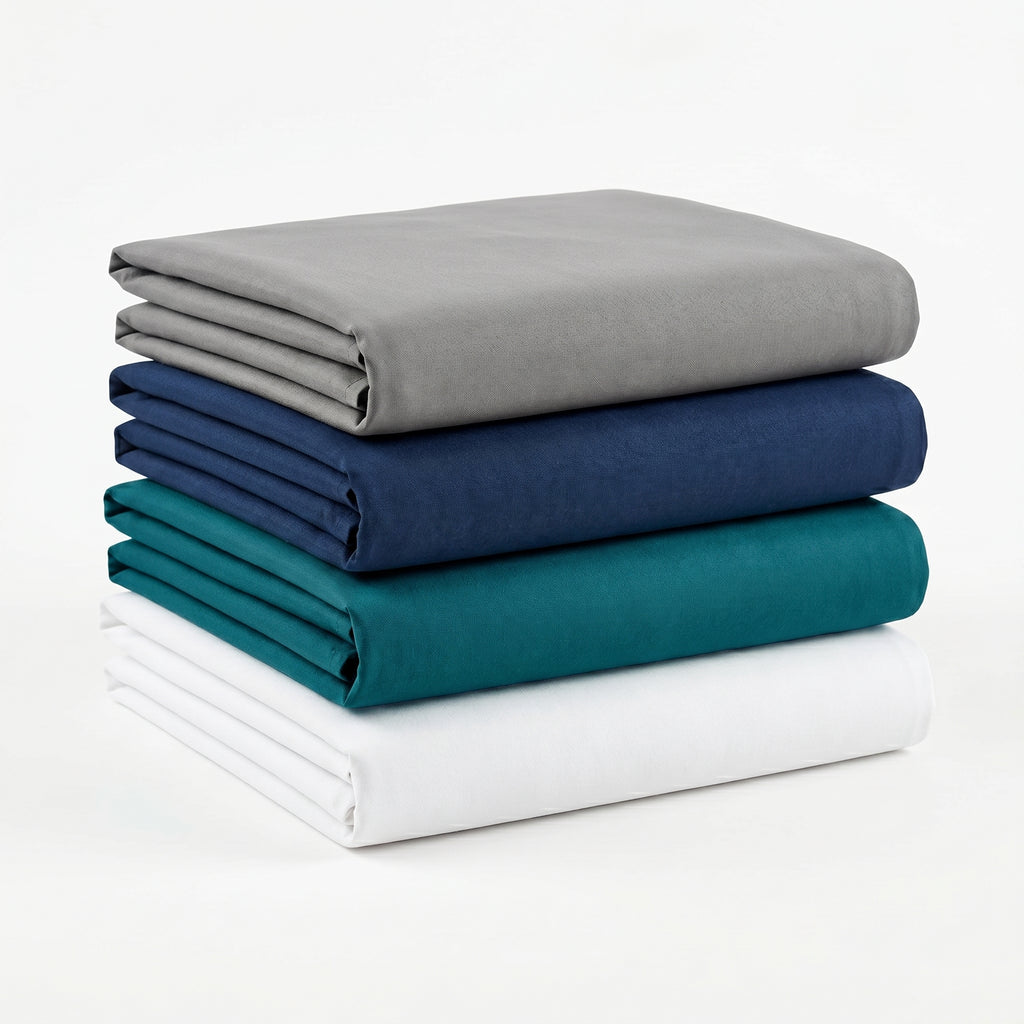 Ultra-Soft Microfiber Pillowcase Set of 2 (48 x 74 cm) – Breathable, Wrinkle-Resistant,  Smooth & Durable Pillow Covers – Easy Care Bedding (White, Navy, Gray, Teal)