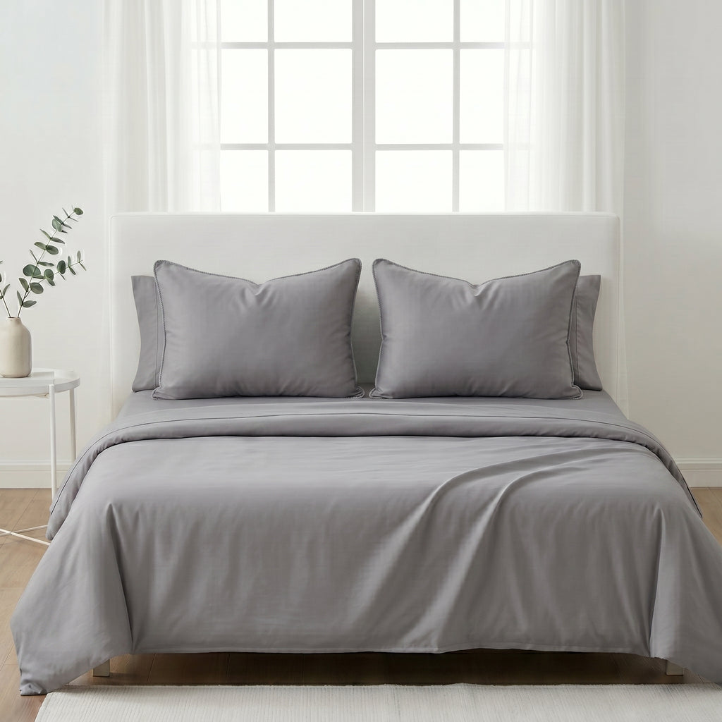Ultra-Soft Microfiber Pillowcase Set of 2 (48 x 74 cm) – Breathable, Wrinkle-Resistant,  Smooth & Durable Pillow Covers – Easy Care Bedding (White, Navy, Gray, Teal)