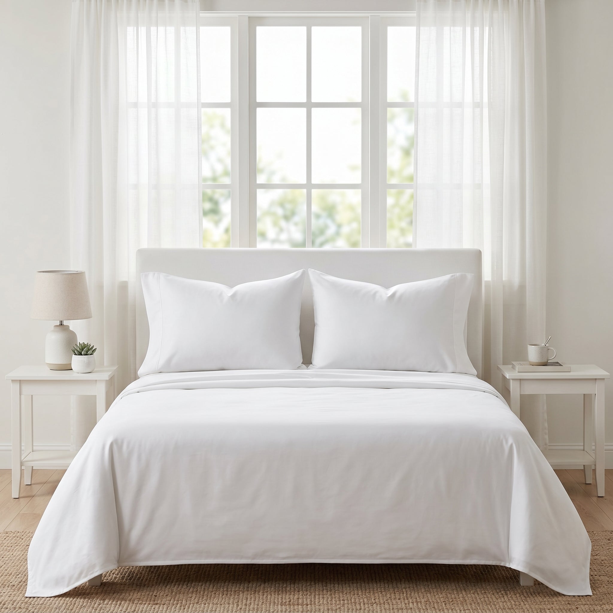 Ultra-Soft Microfiber Pillowcase Set of 2 (48 x 74 cm) – Breathable, Wrinkle-Resistant,  Smooth & Durable Pillow Covers – Easy Care Bedding (White, Navy, Gray, Teal)