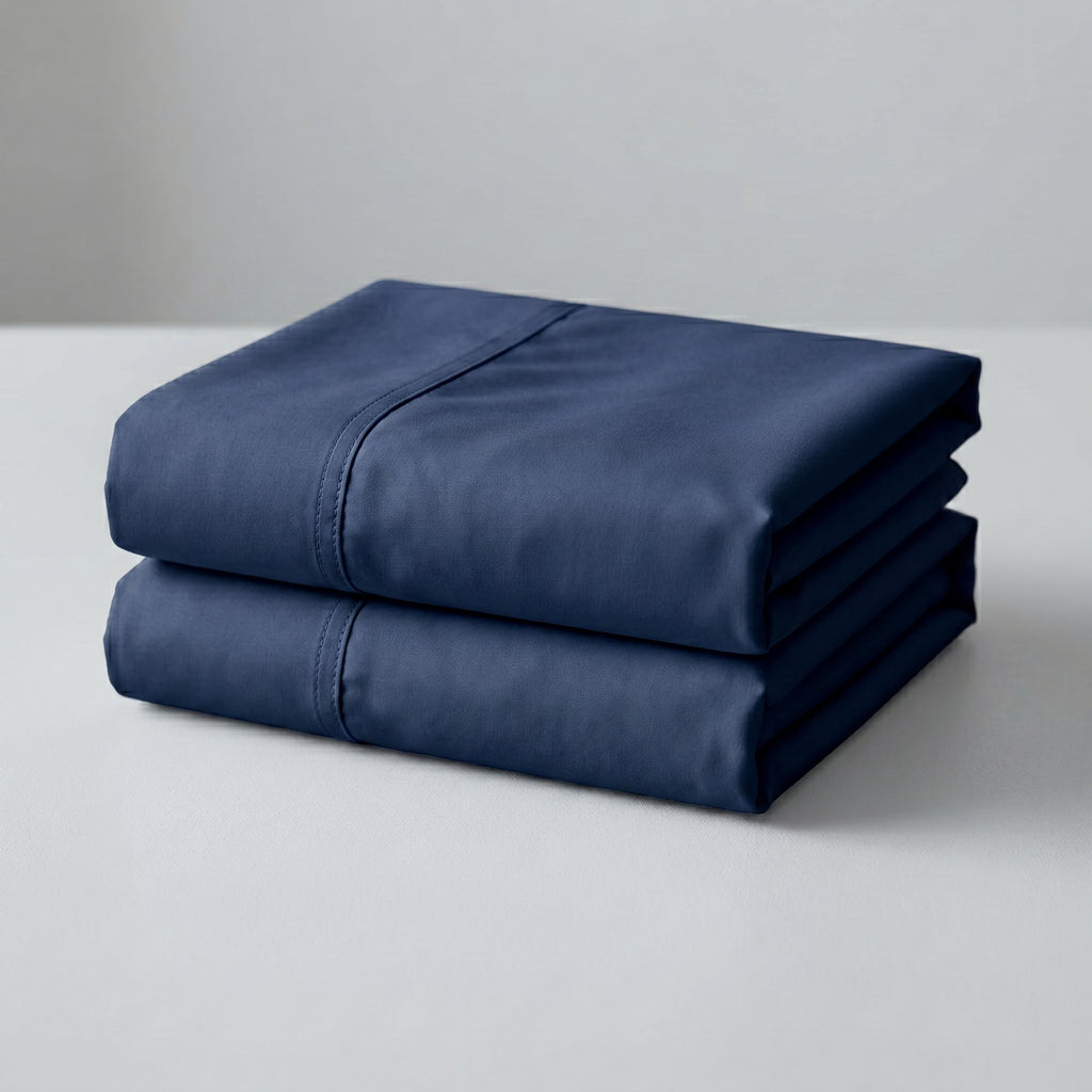 Ultra-Soft Microfiber Pillowcase Set of 2 (48 x 74 cm) – Breathable, Wrinkle-Resistant,  Smooth & Durable Pillow Covers – Easy Care Bedding (White, Navy, Gray, Teal)