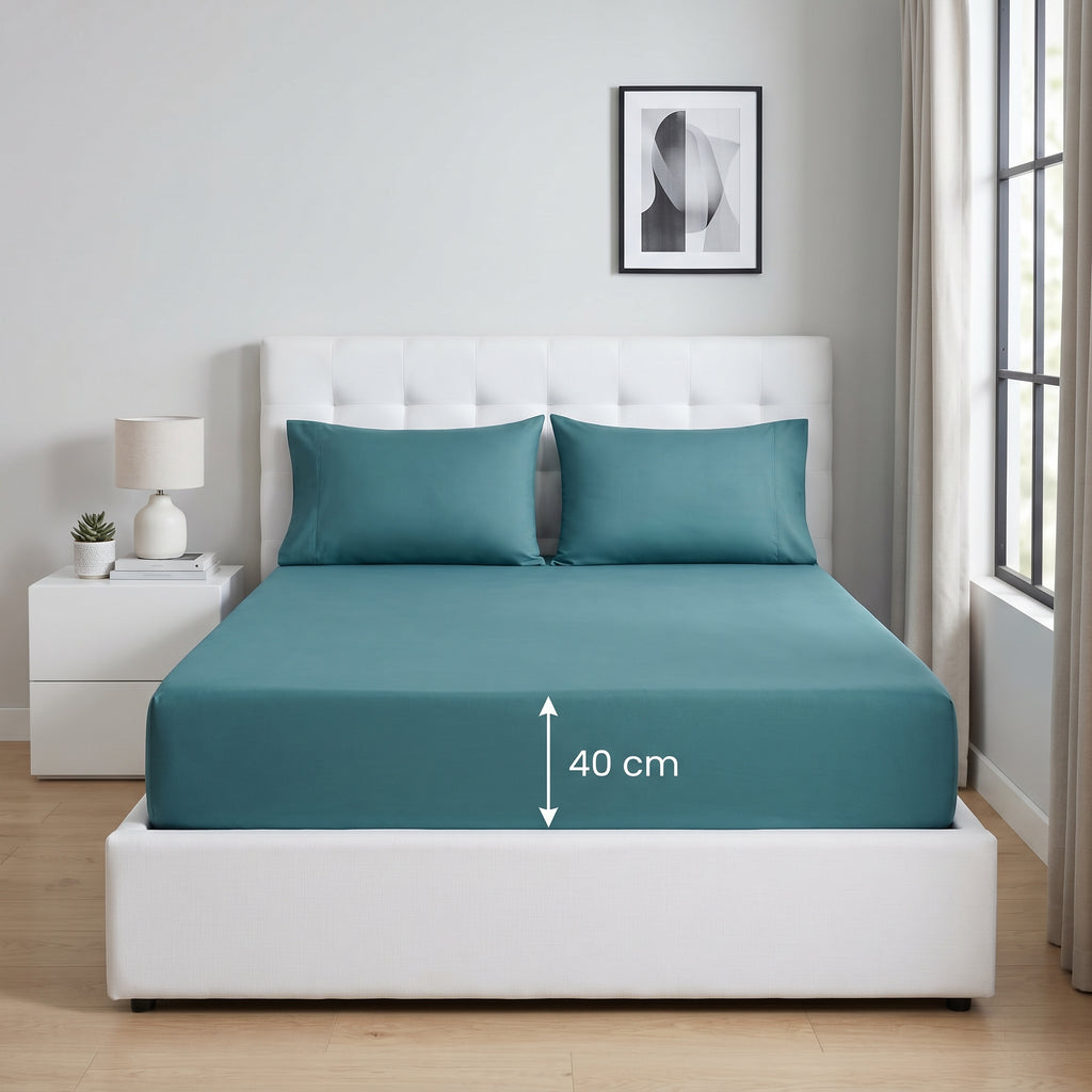 Ultra-Soft Microfiber Flat Bed Sheet – Lightweight, Breathable & Wrinkle-Resistant Top  Sheet (Twin/Full/Queen/King, Multiple Colors)