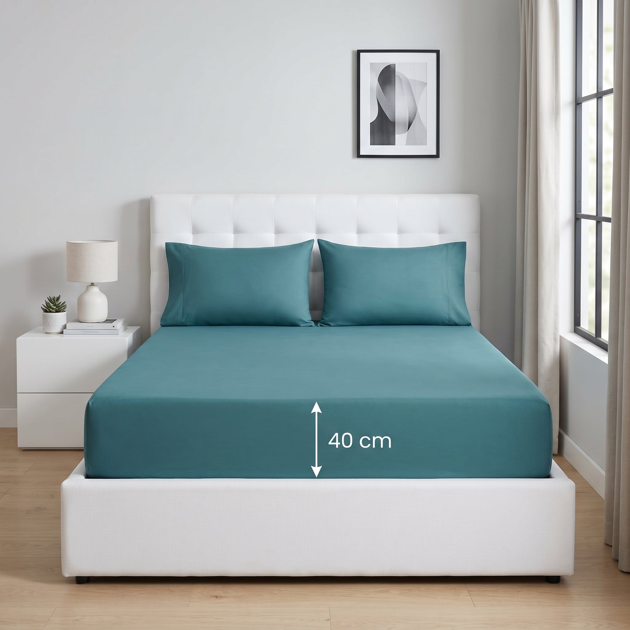 Ultra-Soft Microfiber Flat Bed Sheet – Lightweight, Breathable & Wrinkle-Resistant Top  Sheet (Twin/Full/Queen/King, Multiple Colors)