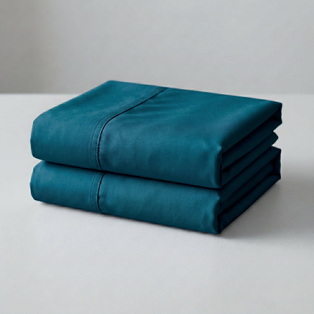 Ultra-Soft Microfiber Pillowcase Set of 2 (48 x 74 cm) – Breathable, Wrinkle-Resistant,  Smooth & Durable Pillow Covers – Easy Care Bedding (White, Navy, Gray, Teal)