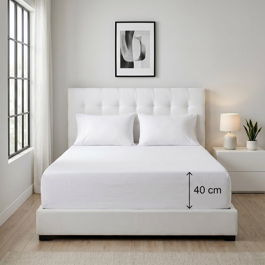 Ultra-Soft Microfiber Flat Bed Sheet – Lightweight, Breathable & Wrinkle-Resistant Top  Sheet (Twin/Full/Queen/King, Multiple Colors)