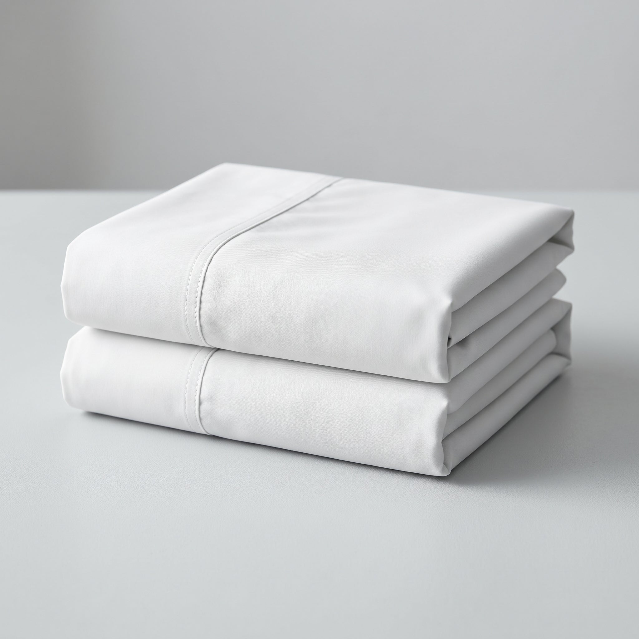 Ultra-Soft Microfiber Pillowcase Set of 2 (48 x 74 cm) – Breathable, Wrinkle-Resistant,  Smooth & Durable Pillow Covers – Easy Care Bedding (White, Navy, Gray, Teal)